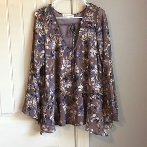 By Together Sheer blouse with liner